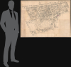 1944 Mansucript Map of Mayfair and Soho (Nightlife during the Blitz)