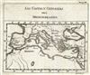 1754 Gabriel Ramirez Map of the Mediterranean Coast