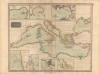 1817 Thomson Map of the Mediterranean Sea
