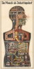 1926 Kahn Lithograph 'The Human as an Industrial Palace'