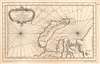 1749 Bellin Map of Nova Zembla and the Entrance to the Kara Sea