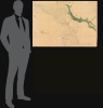 1917 Survey of India Map of Basra and Environs, Iraq, World War I