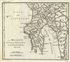 1786 Bocage Map of Messenia, Ancient Greece