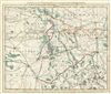 1797 Moore Map of Meuse, France (Brie Cheese) General Dumourier's Campaign