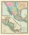 1832 Burr Map of Mexico