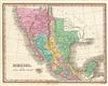 1827 Finley Map of Mexico, Upper California and Texas