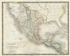 1835 Hall Map of Mexico and Guatemala