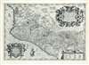 1592 Ortelius Map of Mexico