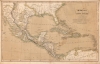 1826 Charles Smith Map of Mexico and the West Indies