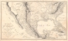 1811 / 1827 Humboldt Map of Mexico, Texas, Louisiana, and Florida