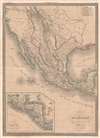 1838 Lapie Map of the Republic of Texas and Mexico