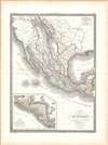 1841 Lapie Map of the Republic of Texas and Mexico