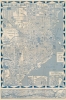 1950 Approved Atlas and Maps Ltd. City Plan or Map of Miami, Florida