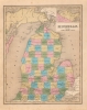1838 Bradford Map of Michigan