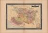 1897 Garcia y Cubas Map of Michoácan, Mexico