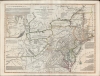 1780 Bowles / Lewis Evans Map of the Middle British Colonies