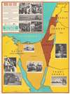 1969 Civic Education Service Map of Israel, Sinai, and the War of Attrition