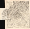 1841 Jomini Map of Northern Italy Lake Garda (French Revolutionary Wars)