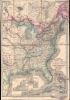 1861 Wyld Map of the United States during the Civil War