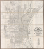 1875 Schmidt / Kuhlmann Wall Map of Milwaukee, Wisconsin