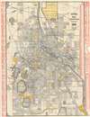 1899 Rice City Map or Plan of Minneapolis, Minnesota