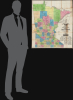 1871 Burritt / Power Folding Map of Minnesota