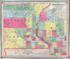 1856 Ensign, Bridgeman, Fanning Map of Minnesota Territory