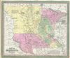 1854 Mitchell Map of Minnesota and Dakota