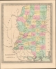 1849 Greenleaf Map of Mississippi