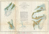 1852 U.S. Coast Survey Map of the Mississippi River Delta