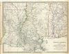 1833 S.D.U.K. Map of Mississippi, Louisiana and Alabama