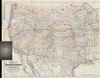 1868 Keeler Pocket Map of the American West (a cornerstone map)