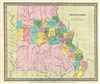 1834 Burr Map of Missouri