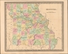 1849 Greenleaf Map of Missouri