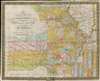 1837 Mitchell Map of Missouri and Arkansas