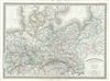 1860 Dufour Map of Prussia