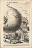 1878 'La Rana' Allegorical Map of the World as a Sick Man