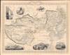 1851 Tallis / Rapkin Map of Tibet, Mongolia, and Manchuria; China, Qing Empire