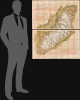 1876 Viollet-le-Duc Two-Sheet Map of Mont Blanc, France and Italy