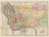 1910 Rand McNally Montana Pocket Map