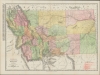 1912 Rand McNally Pocket Map of Montana