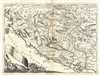 1690 Coronelli Map of Montenegro