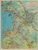 1945 Nahl Pictorial Map of Monterey Bay and Environs, California