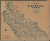 1913 Denny Pocket Survey Map of Monterey County, California
