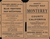 Denny's pocket map of Monterey County, California. - Alternate View 1 Thumbnail