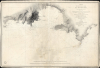 1833/ 1880 Depot de la Marine Harbor Chart of Montevideo, Uruguay