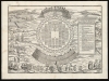 1565 Ramusio Map of Hochelaga (first printed depiction of a North American Settlement)