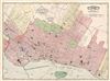 1893 Rand McNally Map of Montreal, Canada