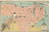 1927 Loret de Mola Pictorial Map of Havana, Cuba