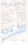 1904 U.S.G.S. Map of Long Island, New York: Fire Island, Brookhaven, Moriches